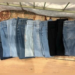 SURPRISE BUNDLE!! 10 Pairs of White House Black Market Jeans Assorted size 6